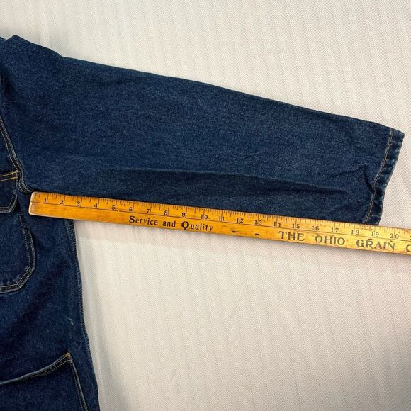 John Galt Brandy Melville Trucker Barn Denim Jacket Size Small Oversize Workwear - Picture 6 of 8